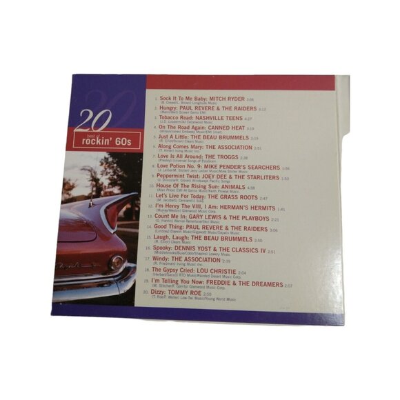 20 Best of Rockin' 60's by Various Artists (CD, Jun-2004, Madacy) - Picture 2 of 3